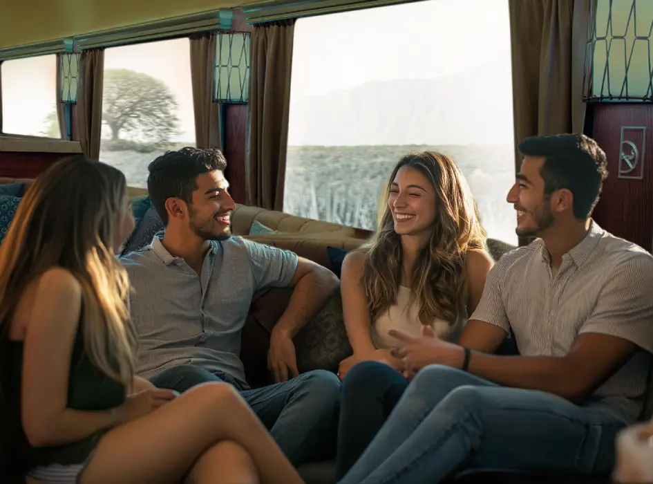 servicio a bordo tren bar